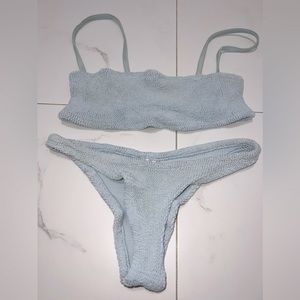 Hunza G Womens Bikini Blue One Size